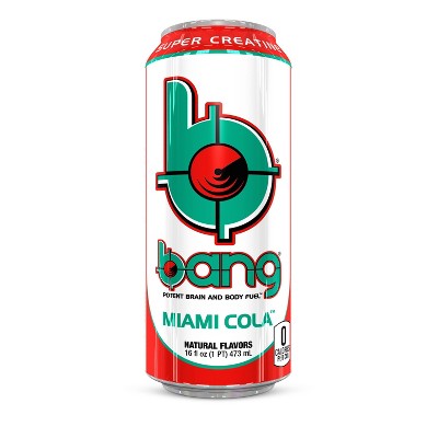 BANG Miami Cola Energy Drink - 16 fl oz Can