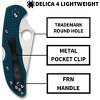 Spyderco Delica 4 Lightweight Folding Pocket Knife with K390 Premium Steel Blade | Great for Industrial Cutting, Blanking, and Punching Operations - 4 of 4