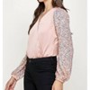 Women's Sequin Sleeve Bodysuit - Strut & Bolt - 2 of 4