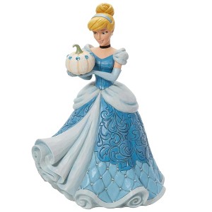 Jim Shore 15.5 Inch The Iconic Pumpkin Cinderella Deluxe Disney Traditions Figurines - 1 of 3