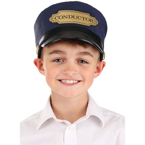 Child's train best sale engineer hat