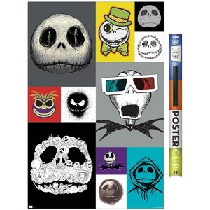 Trends International The Nightmare Before Christmas - Jack Grid Unframed Wall Poster Prints - 1 of 4