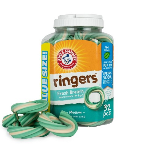 Arm Hammer Ringers Dental Dog Treats 32ct Target