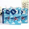 Big Dot of Happiness Taking Flight - Airplane - Vintage Plane Baby Shower or Birthday Party Favor Boxes - Set of 12 - 3 of 4