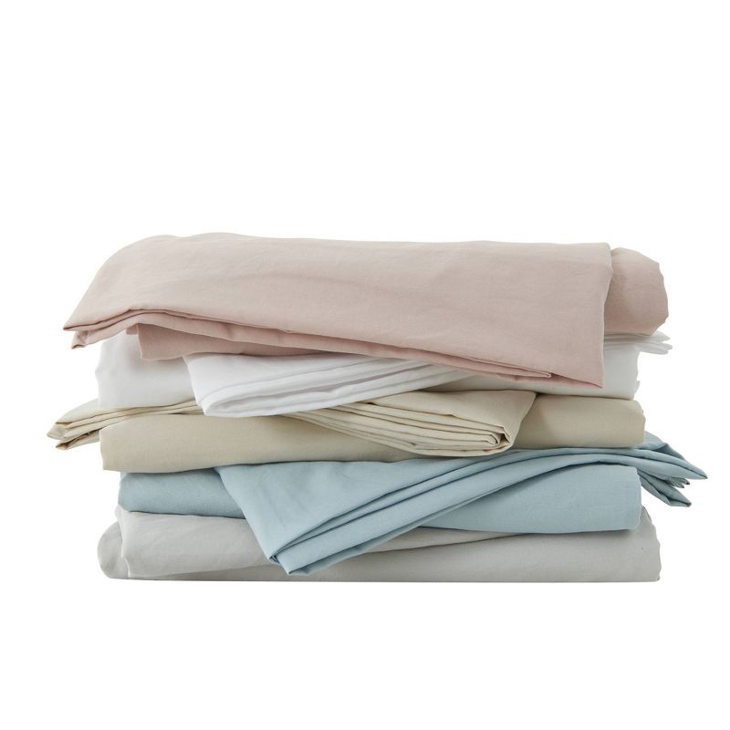 Patina Vie Easy Care Solid Sheet Set, 6 of 8