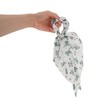 Unique Bargains Stylish Printed Ribbon Hair Elastics Green White 1 Pc - 4 of 4