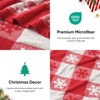 Snuggle Sac Soft Christmas Throw Blanket Knit Bed Blanket 50x60" - 3 of 4