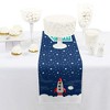 Big Dot of Happiness Blast Off to Outer Space - Petite Rocket Ship Baby Shower or Birthday Party Paper Table Runner - 12 x 60 inches - 2 of 4
