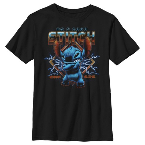 Boy's Lilo & Stitch 80s Rocker Stitch T-Shirt - image 1 of 4