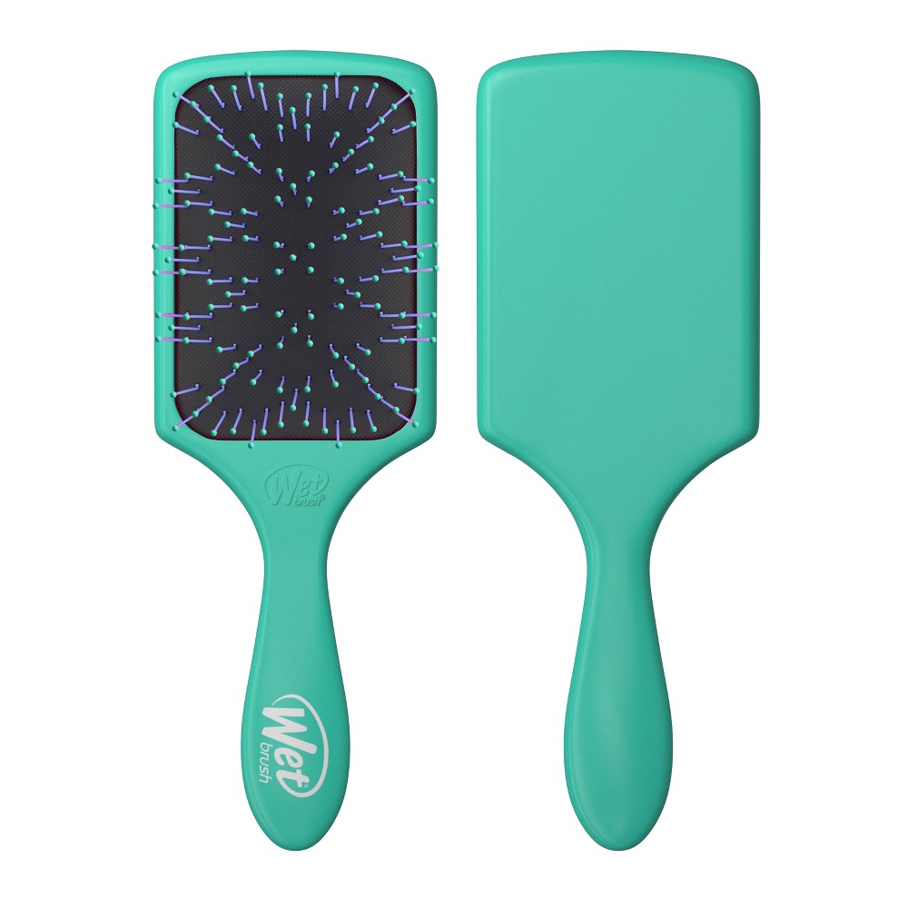 Wet Brush Thick Hair Brush Paddle Detangler - Aqua Blue