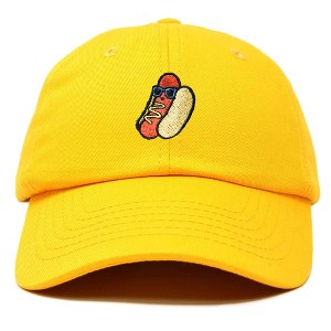 Dalix Hot Dog Embroidered Cap Cotton Baseball Summer Cool Dad Hat Mens - 1 of 4