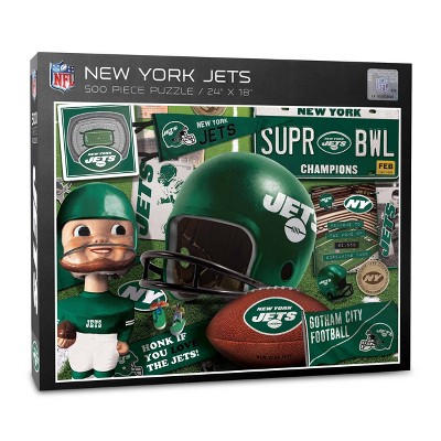 NFL New York Jets 500pc Retro Series Puzzle