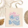 City Creek Prints Salty Soul Beach Canvas Tote Bag - 15x16 - Natural - 2 of 2