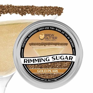 Brew Glitter Colorful Cocktail Rimming Glitter Sugar Series (1x 4oz Tin) - 1 of 4