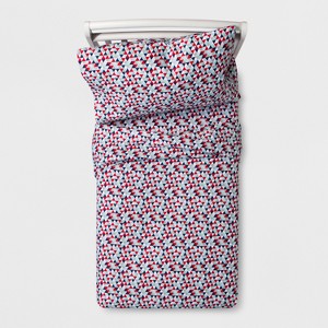Twin Tiny Tesselations Sheet Set - Pillowfort , Blue