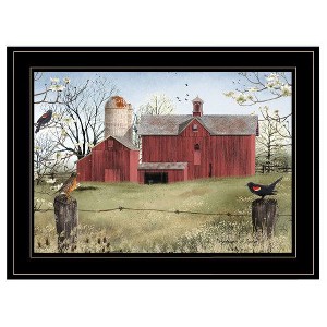 PAGED Modern Framed Wall Art for Living Room, Boho Wall Decor – "Harbingers of Spring" by Billy Jacobs, Hang Framed Print, Bathroom Wall Decor - 1 of 4