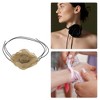 Unique Bargains Dried Rose Pattern Adjustable choker necklace Wrap around wrist bracelet 1 Pc - 3 of 4