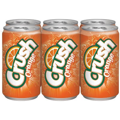 Crush Orange Soda - 6pk/7.5 fl oz Mini Cans