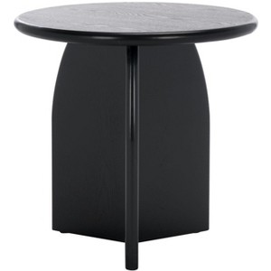 Barazi Round End Table - ACC2303A - Black - Safavieh - 1 of 4