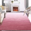 Gradient Color Contemporary Area Rug - Machine Washable Modern Ombre Carpet, Non-Slip Non-Shedding Throw Rug for Living Room Bedroom Laundry - 2 of 4