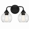 Craftmade Lighting Glenda 2 - Light Vanity in  Flat Black - 4 of 4