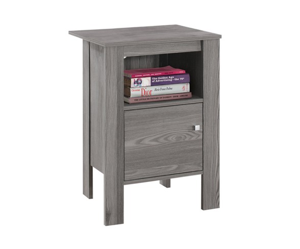 Accent Table/Night Stand - Grey - EveryRoom