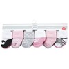 Luvable Friends Baby Girls Newborn and Baby Terry Socks, Pink Black Ballet 12-Pack - 2 of 4