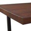 NicBex Dining Table Kitchen Table Modern Distressed Solid Wood Metal Open Frame Table for Dining Room, Restaurant - 4 of 4