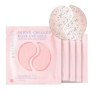 Patchology Serve Chilled Rose Eye Gels | Reduce Dark Circles, Puffiness & Fine Lines - Ideal Skincare Essentials | Under Eye Patches - (5 Pairs) - 1 of 4