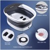Brookstone Heated Collapsible Foot Bath - Vibrating Massage, Soothing Soak, Space-Saving - 4 of 4