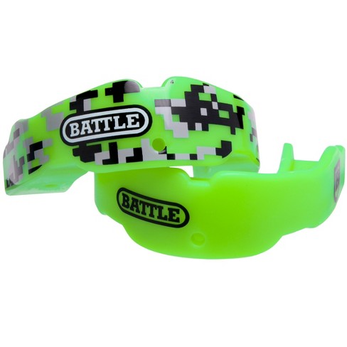 Battle Sports Adult Camo Mouthguard 2-pack With Straps - Neon Green ...