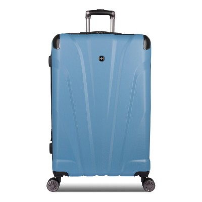 SWISSGEAR 29.55" Hardside Large Checked Suitcase - Turquoise Blue