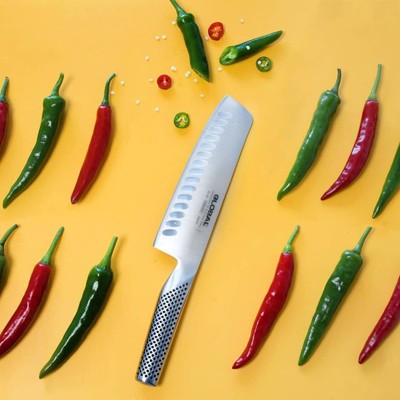 Global Classic Hollow-Ground Vegetable Knife - Thumbnail 2