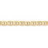 Black Bow Jewelry Men's 6.25mm, 14k Yellow Gold, Concave Anchor Chain Bracelet - 2 of 4