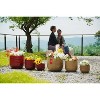SpassWay 22" Dia Outdoor Indoor Ceramic Planter Pot Decorative Planter with Drainage Hole Patio Flower Pot - 4 of 4