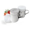 Norpro Stainless Steel Salt and Pepper Shaker Set with Covers - 2 of 4