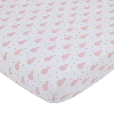 Pink and White Cotton Reversible Toddler Quilt