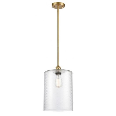Cobbleskill - 1 Light Stem Hung Mini Pendant In Industrial Style-14 Inches Tall and 9 Inches Wide