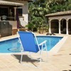 DOMETOUR Oxford Cloth Iron Outdoor Beach Chair Blue - 2 of 4