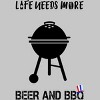 Men's Design By Humans July 4th Life Needs More BBQ By TeeShirtMadness T-Shirt - 2 of 2