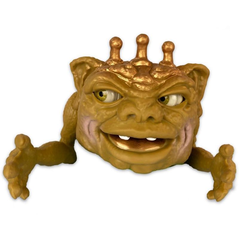 TriAction Toys Boglins Foam Monster Puppet | Gold Horned King Dwork, 1 of 4