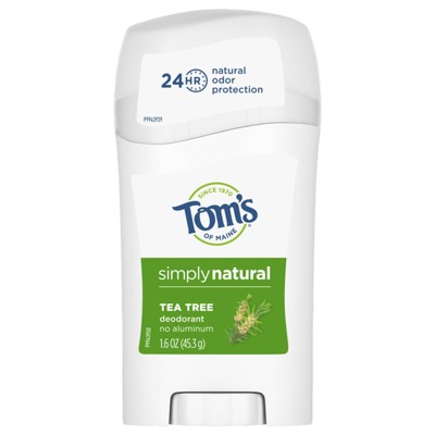 Tom's of Maine Simply Natural Deodorant Tea Tree - 1.6oz