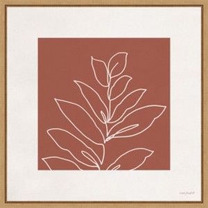 Amanti Art Just Leaves 06 by Lisa Audit Canvas Wall Art Print Framed 22 x 22-in. - 1 of 4
