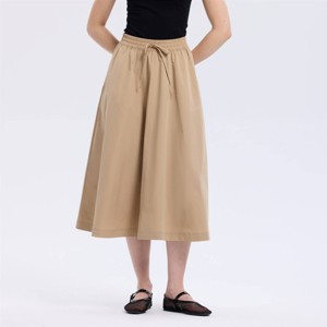 Women's Midi Pull-On Skirt - A New Day™ Khaki M : Target