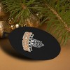 Mercer University Secondary Logo Aluminum Holiday Christmas Tree Ornament - 4 of 4