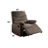 Woven Fabric Motion Recliner Chair with Pillow-Top Arms - 2 of 4