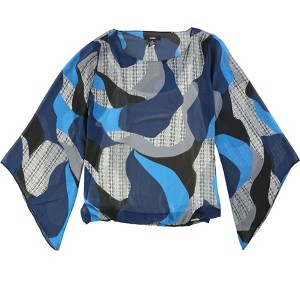 Alfani Womens Angel-Sleeve Knit Blouse - 1 of 1