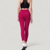 Anna-Kaci Active Women's High Waist Full Length Leggings with Wide Waistband and Side Pocket - 3 of 4