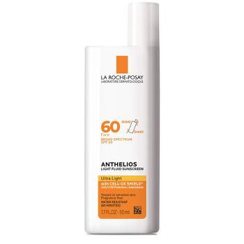 La Roche Posay Anthelios Sunscreen, Ultra-Light Fluid Face Sunscreen, Oxybenzone-Free Sunscreen Lotion - SPF 60 - 1.7 fl oz​​