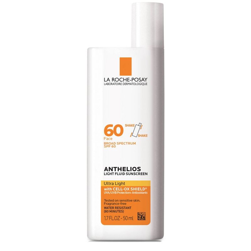 La Roche Posay Anthelios Sunscreen, Ultra-Light Fluid Face Sunscreen, Oxybenzone-Free Sunscreen Lotion - SPF 60 - 1.7 fl oz​​, 1 of 13